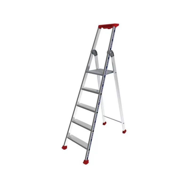 Escabeau 5 Marches Aluminium OBSIMA Hauteur de Travail 3.12m - 202131