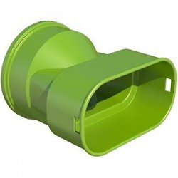 Lot de 2 Piquages Caisson de Distribution UBBINK Air Excellent AE35SC Vert - 188554 - NEUF