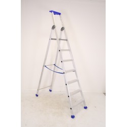 Escabeau Aluminium 7 Marches TUBESCA Maxibat Hauteur d'Accés 3.59m - 02375107