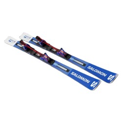 Pack de 2 Skis Slalom SALOMON S/RACE SL 12 165cm Bleu et Blanc - L41670500165