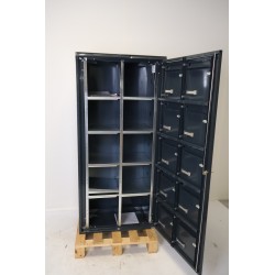 Bloc de 10 Boites aux Lettres LEABOX Collective Extérieur Gris Anthracite Sans Pieds - 2x5