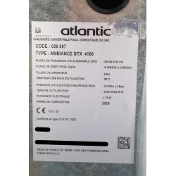 Chaudière au Sol Fioul et Gaz Basse Température 60kW ATLANTIC Ambiance BTX 4160 - 026597