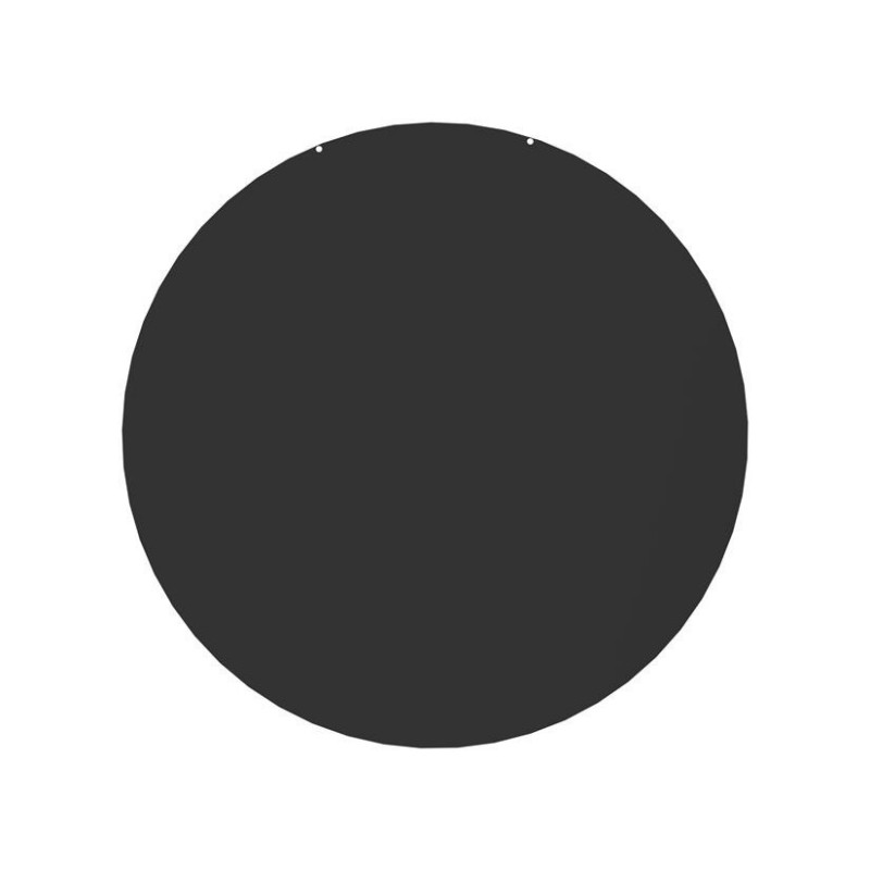 Plaque de Protection Sol Ronde pour Poêle LE MARQUIER Ø74cm Unie Noire - PSR075