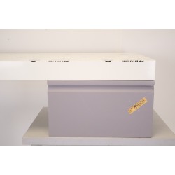 Meuble Sous-Vasque de Salle de Bain ALTERNA Zao 1 Tiroir Taupe 50x50x28cm avec Plan Vasque 90x50x9cm - 6692062-6692041