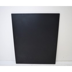 Plaque de Protection Murale pour Poêle LE MARQUIER 80x100cm Unie Noire