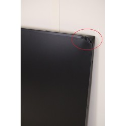 Plaque de Protection Murale pour Poêle LE MARQUIER 80x120cm Unie Noire - PQM8