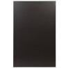 Plaque de Protection Murale pour Poêle LE MARQUIER 80x120cm Unie Noire