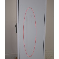 Armoire Électrique Au Sol En Acier DKC CAE Monobloc 1 Porte Pleine L1000xH1800xP400mm - R5CAE18104