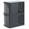 Cache Climatisation ATLANTIC Eclipse pour Unité Extérieure de PAC Split R410 11kW et plus Anthracite - 074955