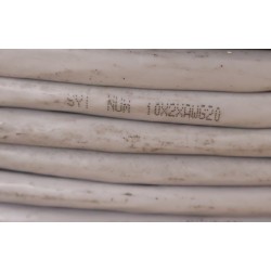 Touret 482m de Câble Téléphonique Numérique SYT NUM 10 Paires AWG20 Gris - 10X2XAWG20