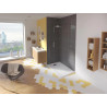 Receveur de Douche KINEDO Kinesurf 120X80cm avec Bonde Blanc - RD1151