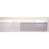 Meuble Sous-Vasque de Salle de Bain ALTERNA Zao 1 Tiroir Taupe 90x50x28cm avec Plan Vasque 180x50x9cm - 6653648-6692059
