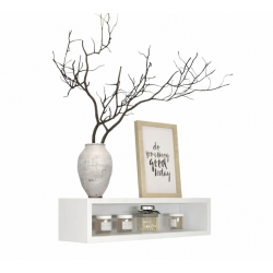 Niche Étagère à Suspendre AQUANCE H13xP15xL60cm Blanc Mat - MDN1C60204