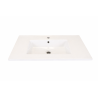 Plan Vasque Céramique à Poser EQUINOX L81cm Blanc Brillant - 551050