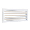 Grille de Soufflage 300x150mm ATLANTIC Simple Deflexion à Ailettes Mobiles Blanc - 529297 - NEUVE