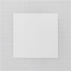 Diffuseur Perforé Soufflage ATLANTIC DFZ-S4 600x600mm Ø200mm Blanc - 535201 - NEUF