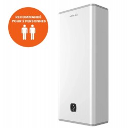 Chauffe-Eau Électrique Plat 65L ATLANTIC Linéo Connecté Stéatite