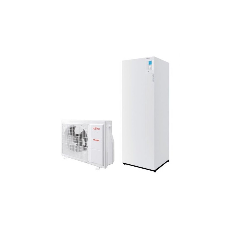Ensemble Pompe à Chaleur Air/Eau 10kW ATLANTIC FUJITSU Alféa Extensa Duo A.I