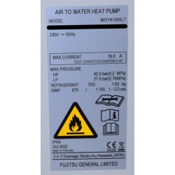 Ensemble Pompe à Chaleur Air/Eau 10kW ATLANTIC FUJITSU Alféa Extensa Duo A.I 
 WOYA100KLT