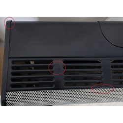 Radiateur Gaz Cheminée 6,6kW INTUIS 3107 Corps