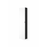 Meuble Colonne de Salle de Bain 152x40cm AQUANCE Prag 1 Porte Miroir Double Face Noir - MDAXMM4014