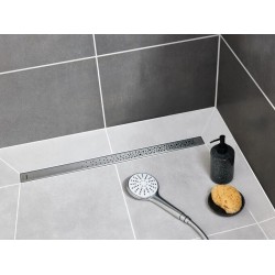 Caniveau de Douche à l'Italienne WIRQUIN Venisio 900mm Sortie D50mm Inox - 30723953