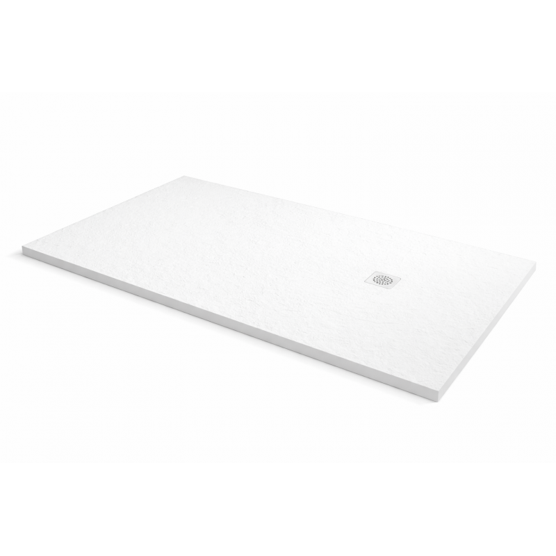 Receveur de Douche 120x90cm ACQUABELLA Slate 90 Fonte Minérale Blanc - 50017373 - NEUF