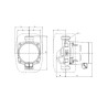 Circulateur Pompe de Circulation GRUNDFOS Alpha 2 15-40 Entraxe 130 mm pour Système de Chauffage - 99411107