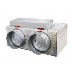 Plénum Régulation en Acier ATLANTIC Kit Zone Plus Ø160/200mm pour Piloter une Zone Supplémentaire - 875052