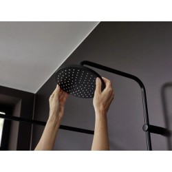 Colonne de Douche HANSGROHE Vernis Blend Showerpipe 200 Reno 1 Jet EcoSmart Noir Mat - 26099670