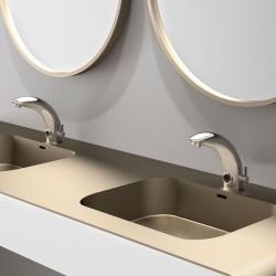 Mitigeur Électronique de Lavabo DELABIE Tempomatic MIX 2 Chromé - 494006