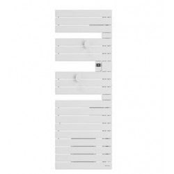 Sèche-Serviettes Électrique 750W ATLANTIC Néfertiti Connecté Asymétrique Mât à Gauche sans Soufflerie - 850036 - NEUF