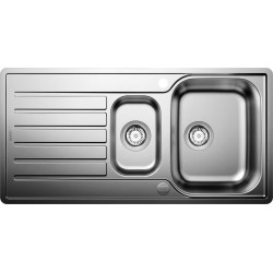 Évier Inox à Encastrer 100x50cm BLANCO Lantos 2 - 526627 - NEUF