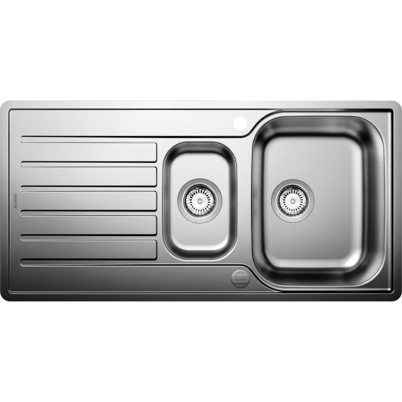 Évier Inox à Encastrer 100x50cm BLANCO Lantos 2 - 526627 - NEUF