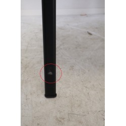 Lot de 4 Chaises de Bureau Réunion Bleu/Noir