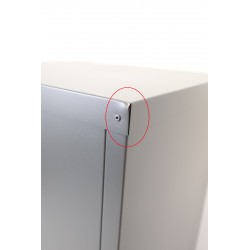 Meuble Classeur Métallique 4 Tiroirs pour Dossiers Suspendus de