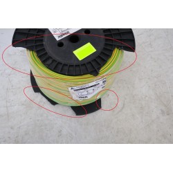 Touret 500m de Câble Souple H07V-K 6mm² LTC Fil Électrique de Terre