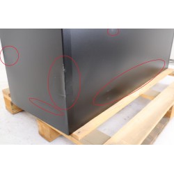 Armoire Basse à Rideaux de Bureau MTI 2 Tablettes Corps