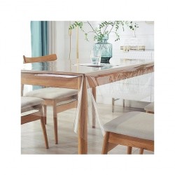 Rouleau de 60m Nappe PVC Transparent Crystal  L140cm Épaisseur 0.1mm - 1R60MN