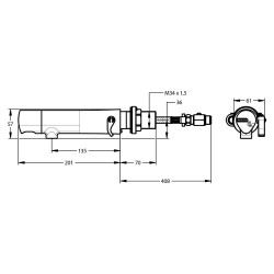 Mitigeur Temporisé Sans Contact PRESTO Safe Mural Chromé pour Sanitaires Collectifs et Forte Fréquentation