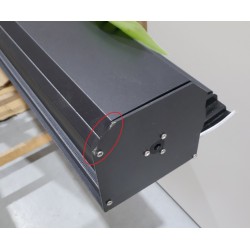 Store Frontal Extérieur Rideau Manuel 5m GREEN OUTSIDE Actual pour Pergola Bioclimatique Pas cher