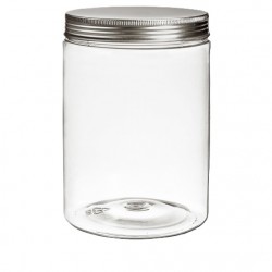 Lot de 144 Pots à Couvercle SOLIA Tornillo Transparent 1000ml en Pet - BU14010 - NEUF