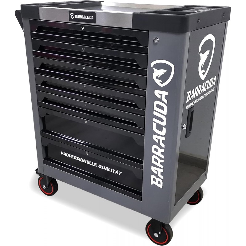 Servante d'Atelier Mobile 7 Tiroirs BARRACUDA Nardo Gray XXL Sans Outils - NARDOXXL7/7-GB - NEUF Déclassé