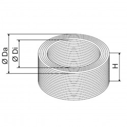 Couronne 200m Tube PER Nu COMAP PentaPipe Bao Ø16x1.5mm Rouge - B615001003