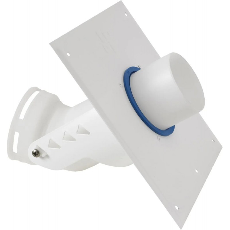 Plaque Murale avec Coude Intégré pour Chaudière TEN PP B2 Ø80mm - 445280 - NEUVE