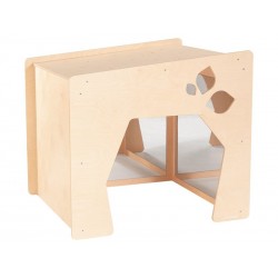 Cabane Sensorielle pour Bébé et Enfant WESCO en Bois avec Miroir - 63 161016