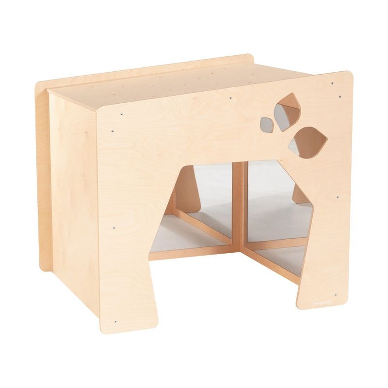 Cabane Sensorielle pour Bébé et Enfant WESCO en Bois avec Miroir - 63 161016