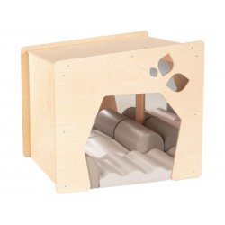 Cabane Sensorielle pour Bébé et Enfant WESCO en Bois avec Miroir - 63161016