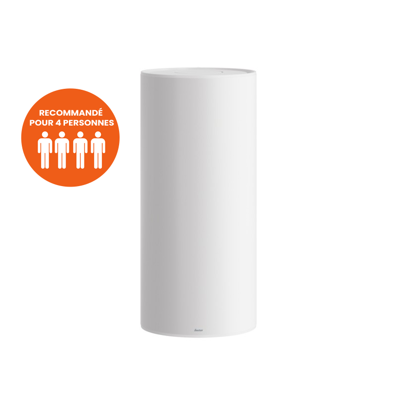 Chauffe-Eau Électrique 200L SAUTER Bajawa Stéatite Vertical Mural