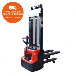 Gerbeur Élévateur Électrique STOCKMAN Charge 1200kg Hauteur de Levée 2,9m - PSE12N2900LI-A800313